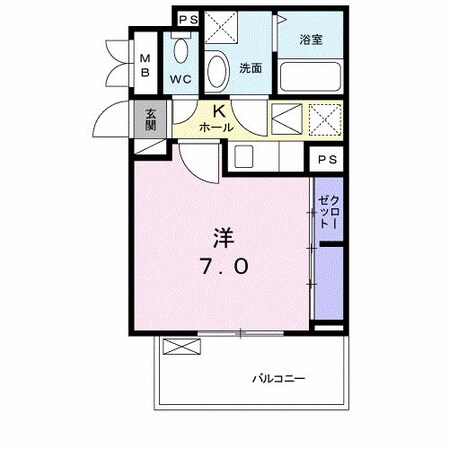 大高駅 徒歩17分 1階の物件間取画像